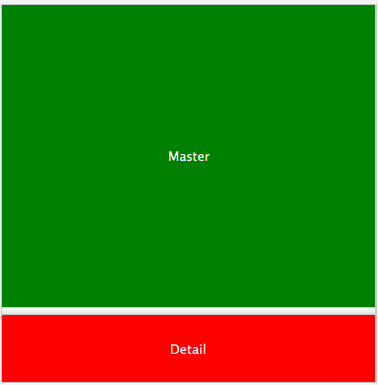 Screenshot of MasterDetailPane