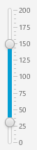 Screenshot of a vertical RangeSlider