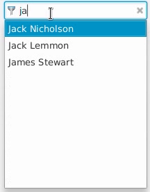 Screenshot of SearchableComboBox