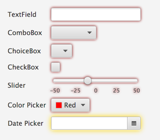 Screenshot of StyleClassValidationDecoration